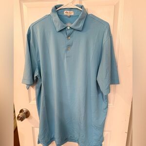 Peter Millar Blue Polo Shirt Large